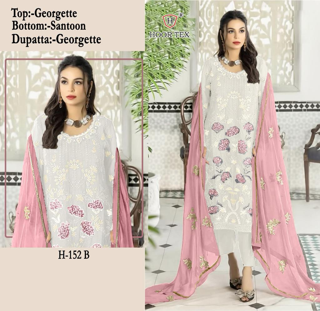H-152 Faux Georgette Salwar Kameez Catalog